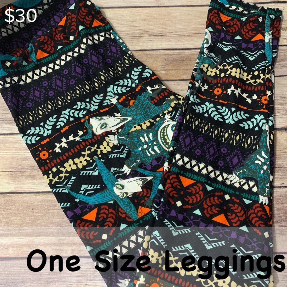 Lularoe Disney Villain Leggings OS